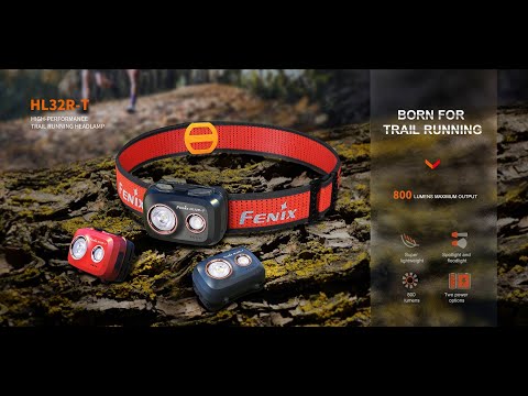 Senter Kepala Fenix HL32R-T Rechargeable Trail Running Ultralight Headlamp LED 800 Lumens!