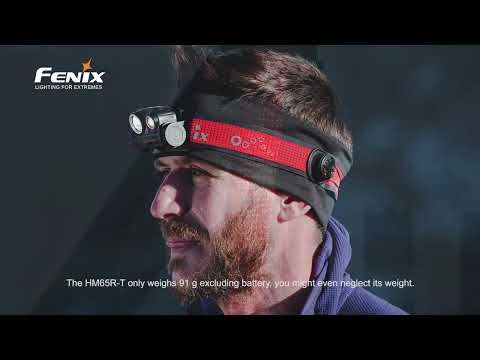 Senter Kepala Fenix HM65R-T 1500 Lumens Trail Running Rechargeable LED Headlamp Paling Terang