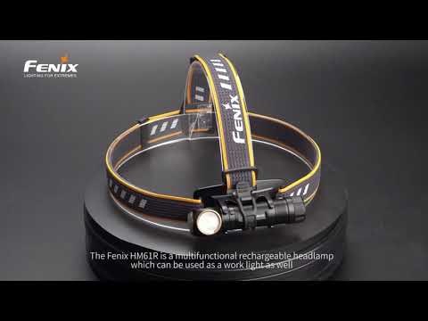 Senter Kepala Fenix HM61R 1200 Lumens Multifungsi Rechargeable LED Headlamp Paling Terang