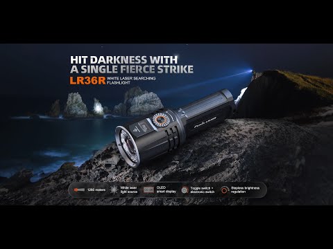 Fenix LR36R: Senter Multifungsi dengan Laser Putih 10000 Lumens