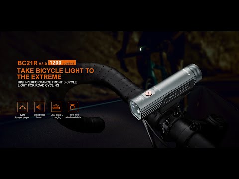 Lampu Sepeda Fenix BC21R V3.0 1200 Lumens Rechargeable Bike Light Paling Terang