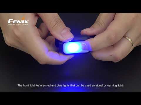 Senter Mini Fenix E-LITE White + Red + Blue Multifungsi Rechargeable LED Flashlight Paling Terang