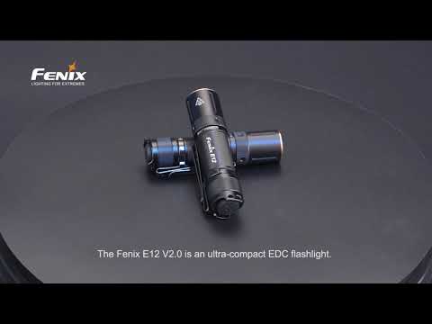 Senter Fenix E12 V2.0 1 x AA LED Flashlight Paling Terang