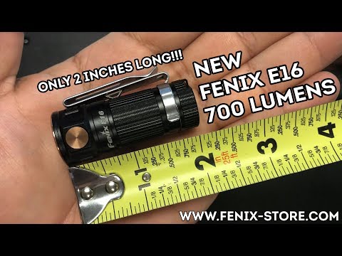 New Fenix E16 overview! 700 Lumen EDC Flashlight!