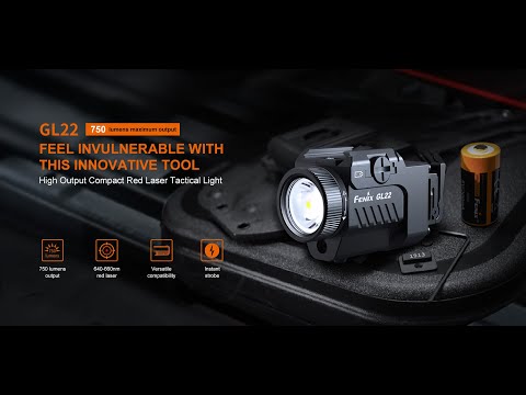 Fenix GL22 Red Laser Tactical WML LED Paling Terang