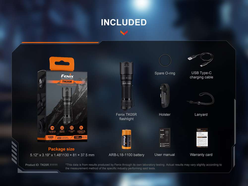 senter tactical edc Fenix TK05R