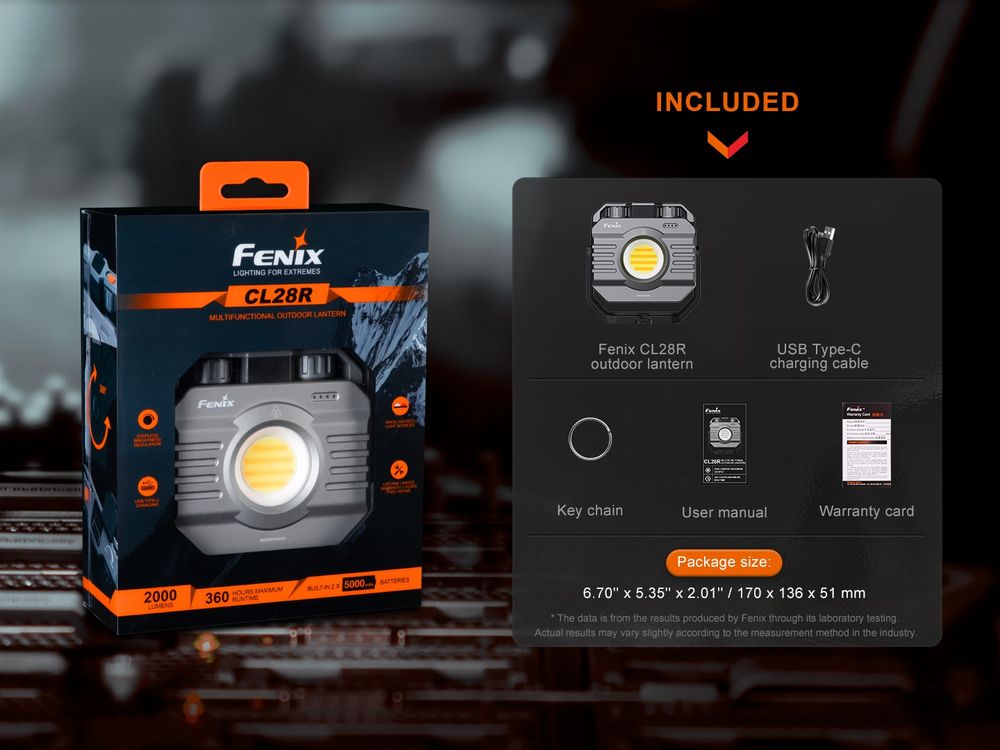 fenix cl28r fenixlight.id