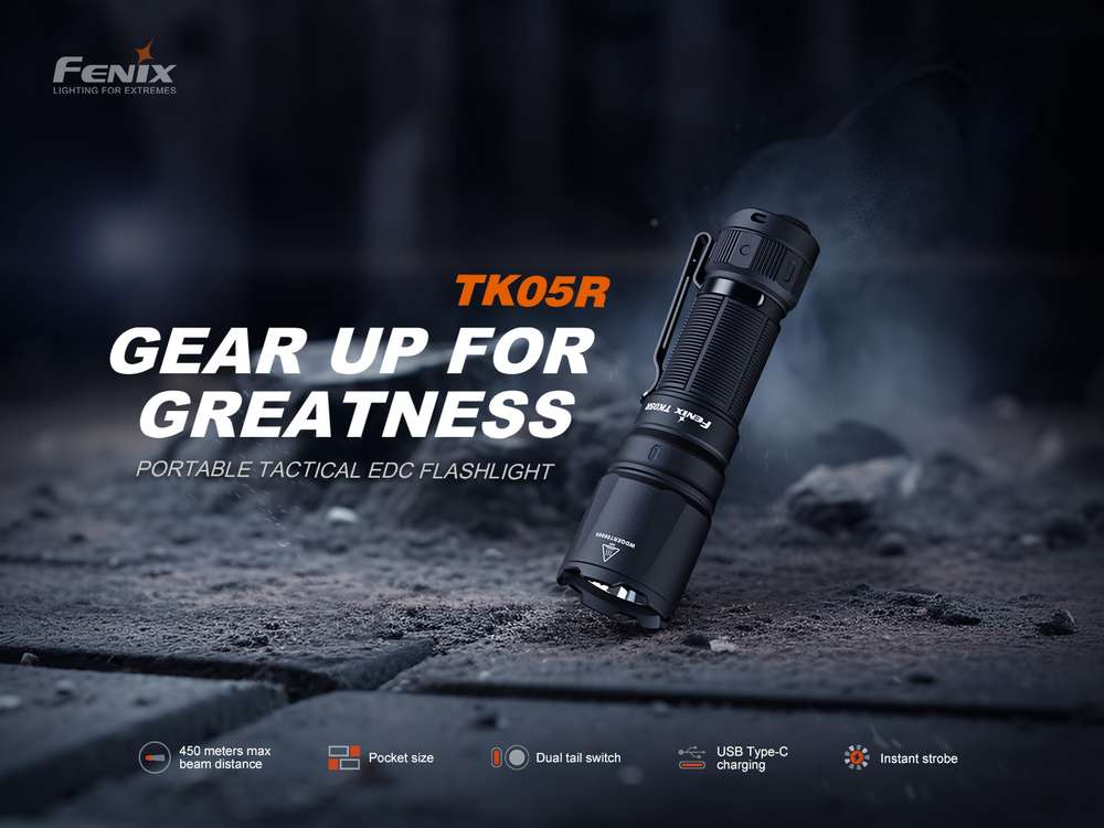 senter tactical edc Fenix TK05R
