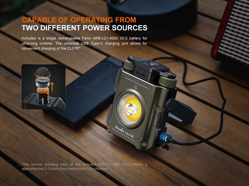 senter kerja lentera Fenix CL27R lantern