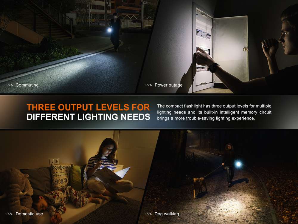 Senter mini led Fenix E12 V3.0