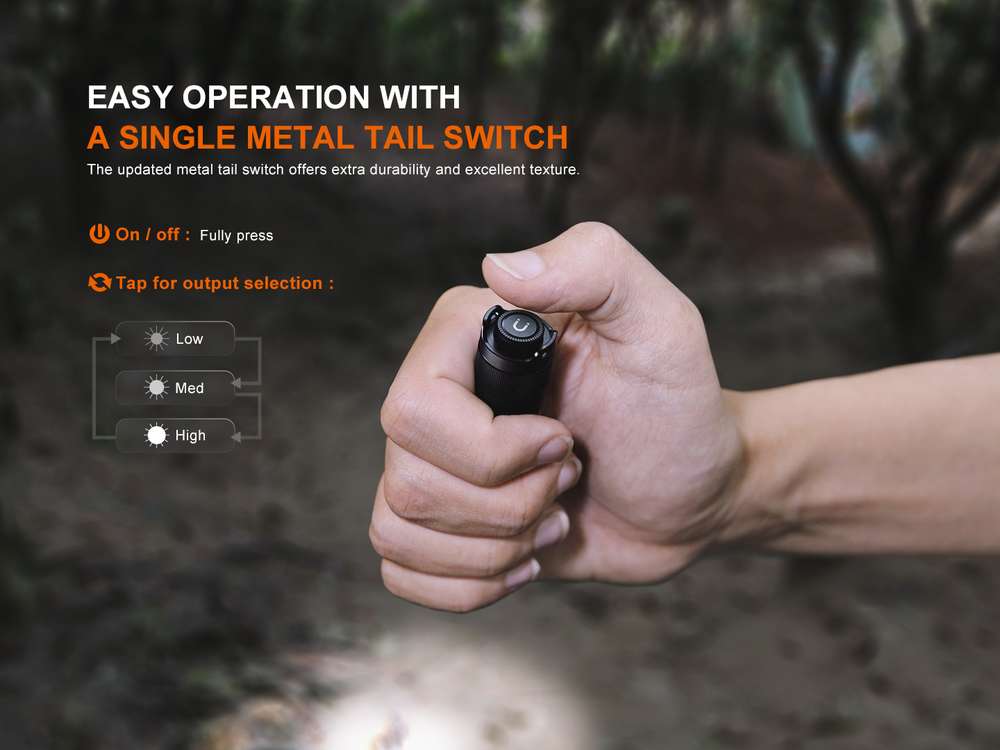 Senter mini led Fenix E12 V3.0
