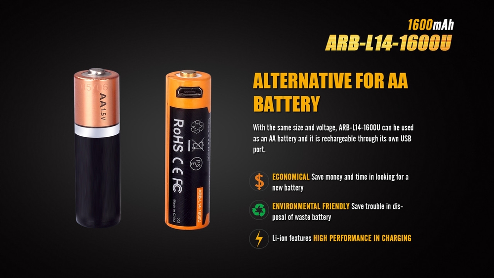 Fenix ARB-L14-1600U 1600mah 1,5v