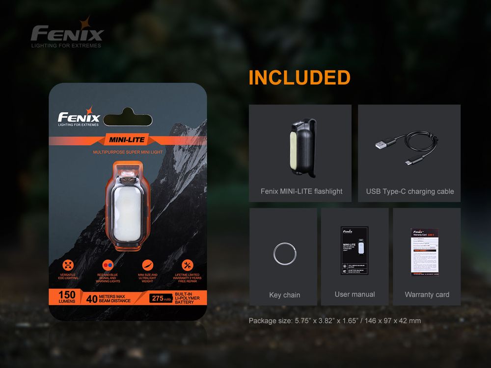 Fenix Mini-Lite, senter mini serbaguna untuk aktivitas harian.