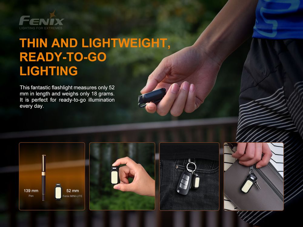Fenix Mini-Lite, senter mini serbaguna untuk aktivitas harian.