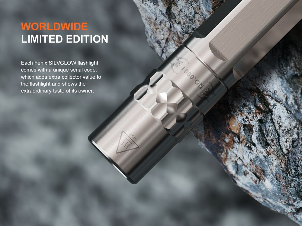 Fenix SILVGLOW – Senter Mini Gantung Kunci Elegan Limited Edition Stainless Steel