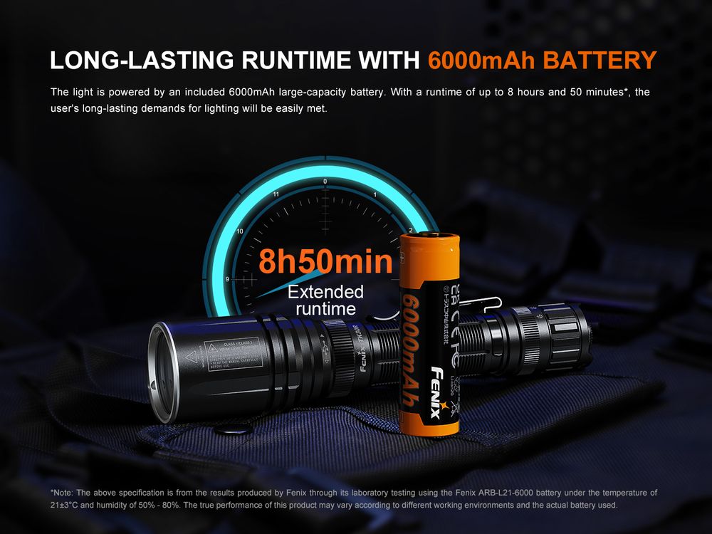 Senter taktis white laser Fenix TK30R dengan jarak 1500 meter