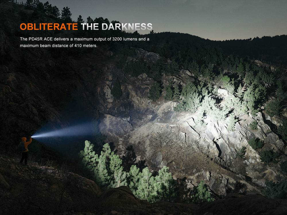 Senter Taktis Fenix PD45R ACE 3200 Lumens