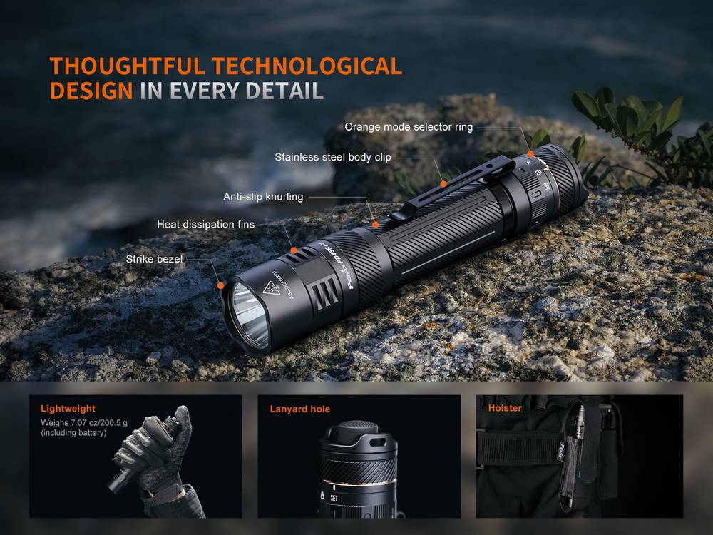 Senter Taktis Fenix PD45R ACE 3200 Lumens