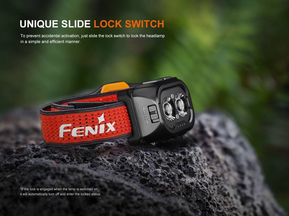 senter kepala Fenix HL18R-T V2.0 lightweight trail running headlamp