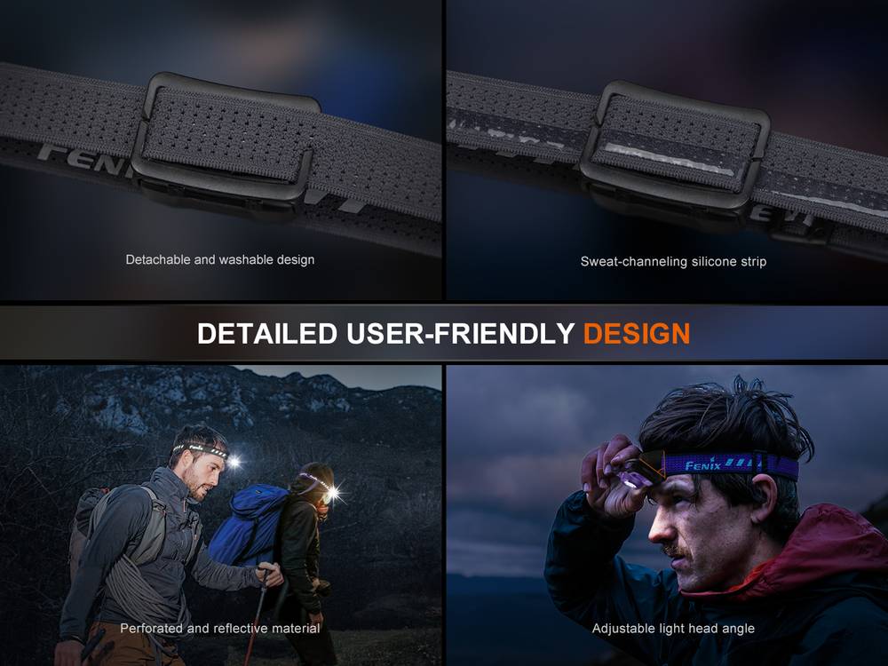 Senter Kepala outdoor rechargeable Fenix HL12R V2.0 500 Lumens