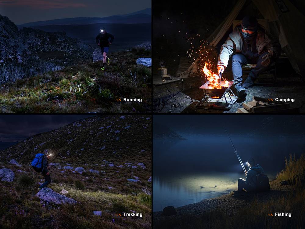 Senter Kepala outdoor rechargeable Fenix HL12R V2.0 500 Lumens