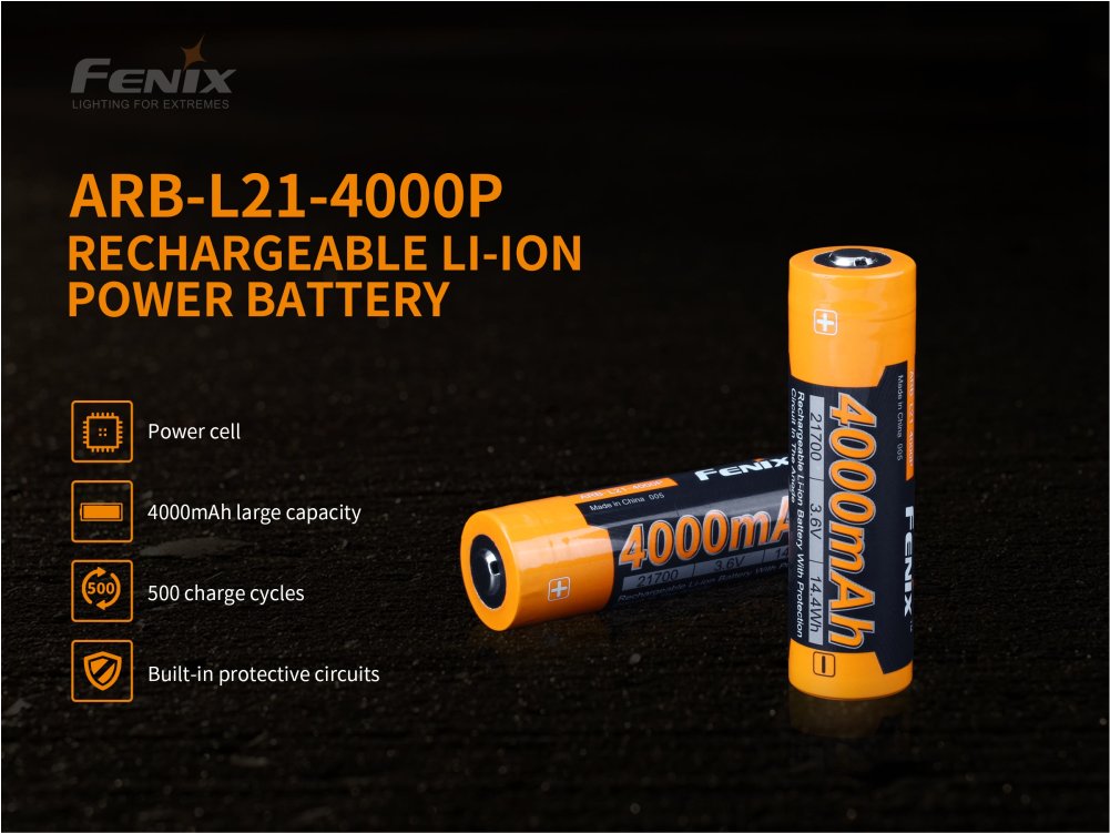 FENIX ARB-L21-4000P 21700 4000mAh