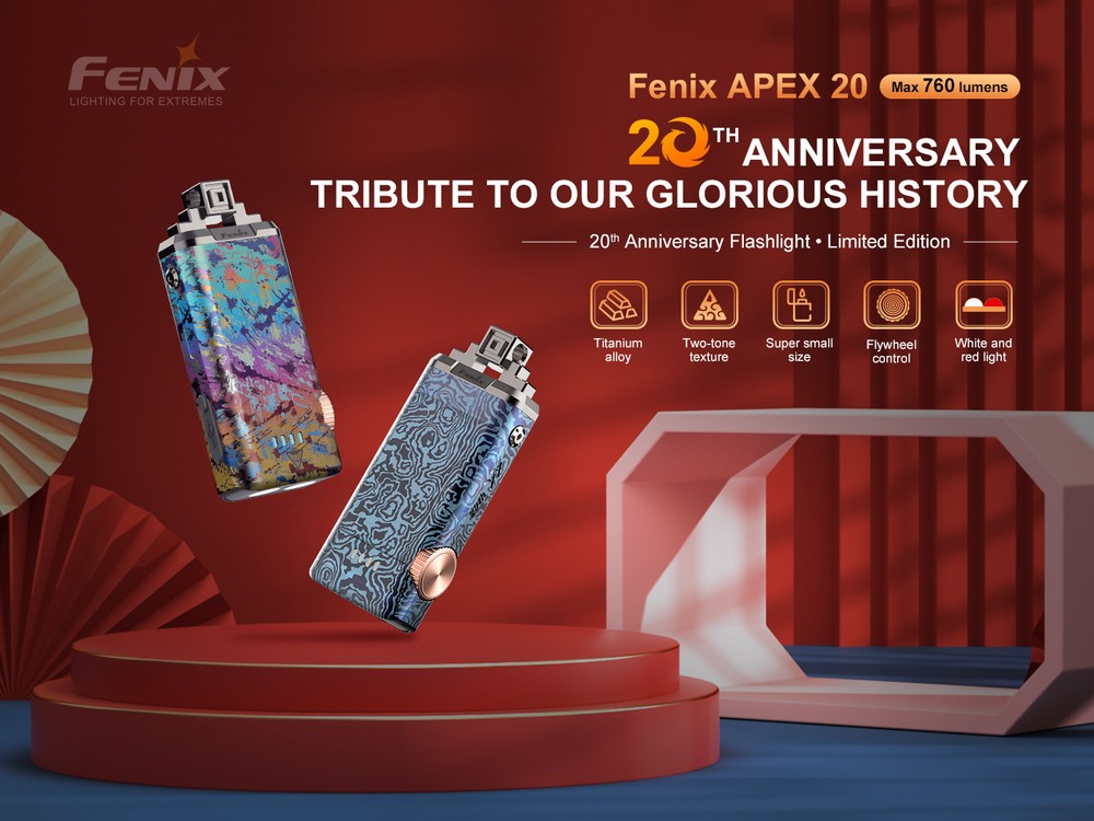 fenixlight.id Fenix Fenix APEX 20 20th Anniversary limited edition