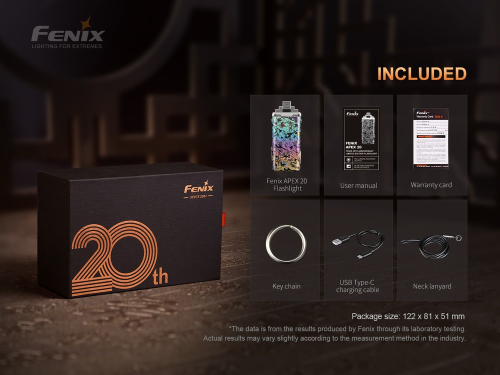 fenixlight.id Fenix Fenix APEX 20 20th Anniversary limited edition