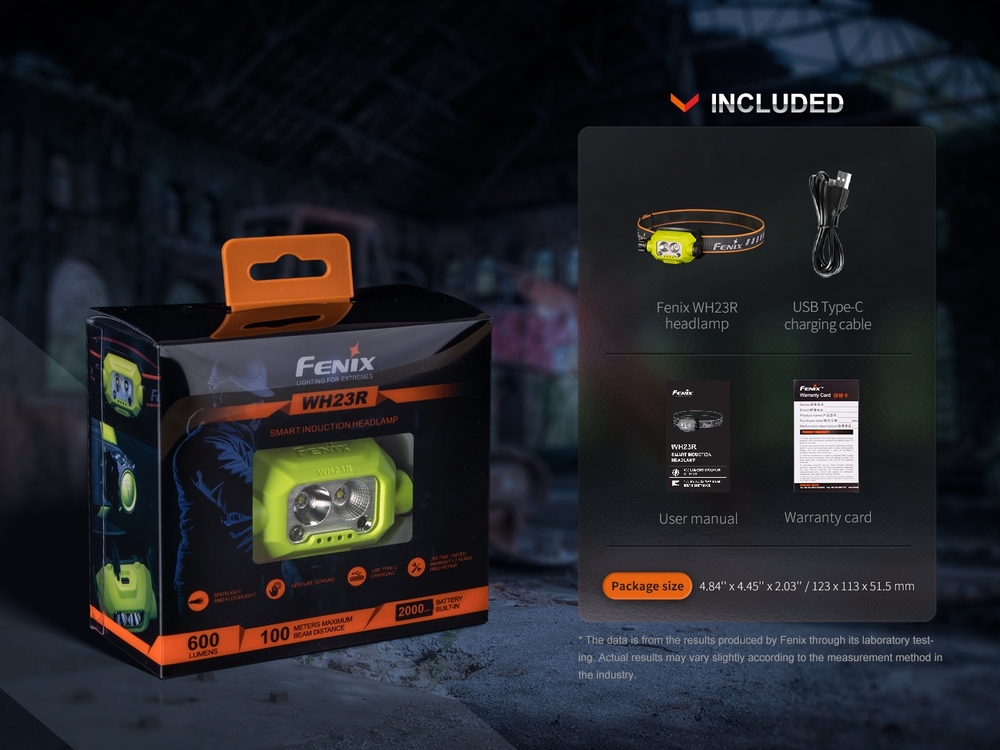 fenixlight.id Fenix WH23R Gesture Sensing Industrial Headlamp