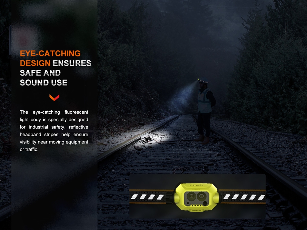 fenixlight.id Fenix WH23R Gesture Sensing Industrial Headlamp