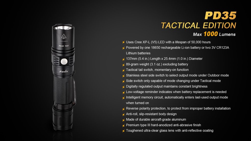 fenixlight.id Fenix pd35 tac