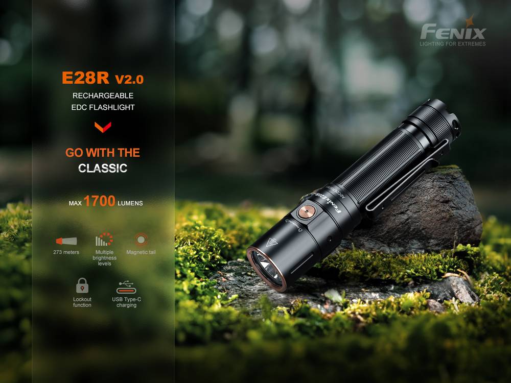 senter led fenix E28r v2.0 fenixlight.id