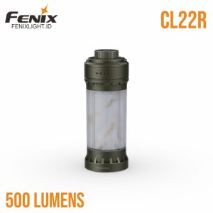 Fenix CL22R, lentera isi ulang 500 lumens, tahan air dengan USB-C, cocok untuk berkemah.