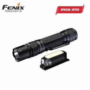 Senter Fenix PD36R Pro dengan LED 2800 Lumens bundle Fenix MINI-LITE