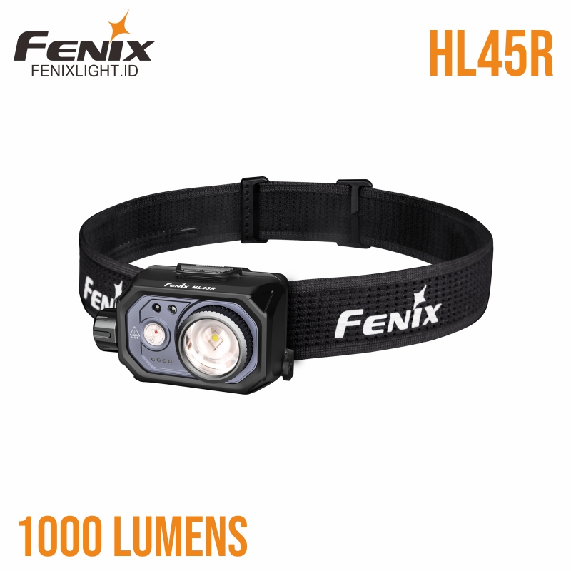 Senter Kepala Fenix HL45R dengan Sensor Gerakan, adjustable focus
