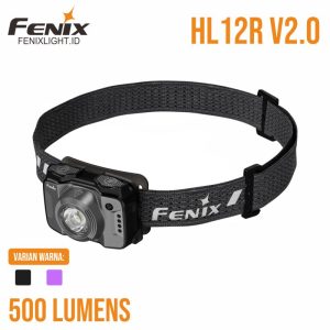 Senter Kepala outdoor rechargeable Fenix HL12R V2.0 500 Lumens