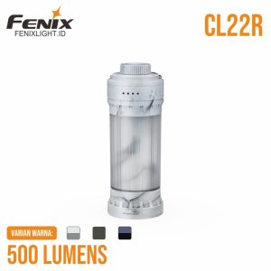 Fenix CL22R, lentera isi ulang 500 lumens, tahan air dengan USB-C, cocok untuk berkemah.