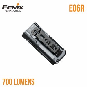fenix e06r senter mini multifungsi cool white + ultraviolet + red laser + rgb ring