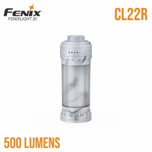 Fenix CL22R, lentera isi ulang 500 lumens, tahan air dengan USB-C, cocok untuk berkemah.