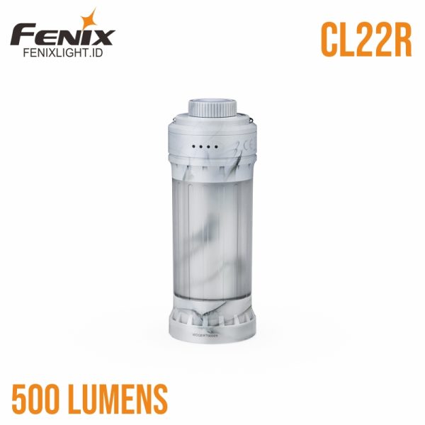 Fenix CL22R, lentera isi ulang 500 lumens, tahan air dengan USB-C, cocok untuk berkemah.