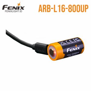 Fenix ARB-L16-800UP Battery 16340 800mAh USB Rechargeable - Image 2