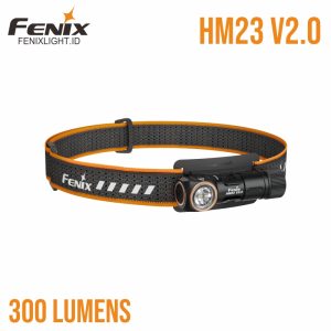 Fenix HM23 V2.0 Senter Kepala Ultralight dengan Sumber Cahaya Putih dan Merah