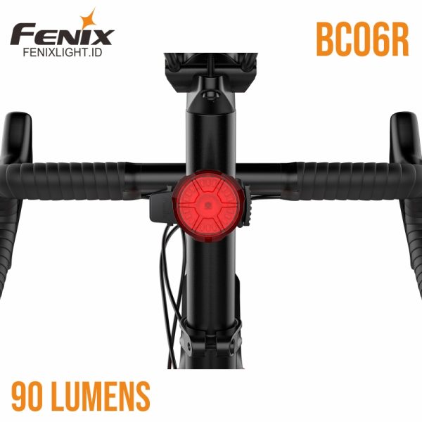 Lampu Belakang Sepeda Fenix BC06R dengan Smart Brake Sensing