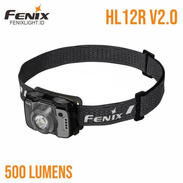 Senter Kepala outdoor rechargeable Fenix HL12R V2.0 500 Lumens