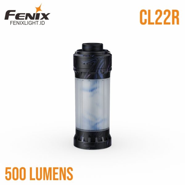 Fenix CL22R, lentera isi ulang 500 lumens, tahan air dengan USB-C, cocok untuk berkemah.