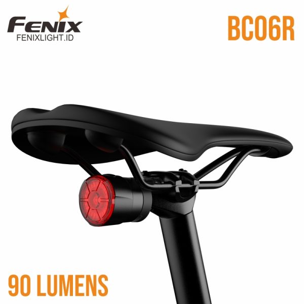 Lampu Belakang Sepeda Fenix BC06R dengan Smart Brake Sensing