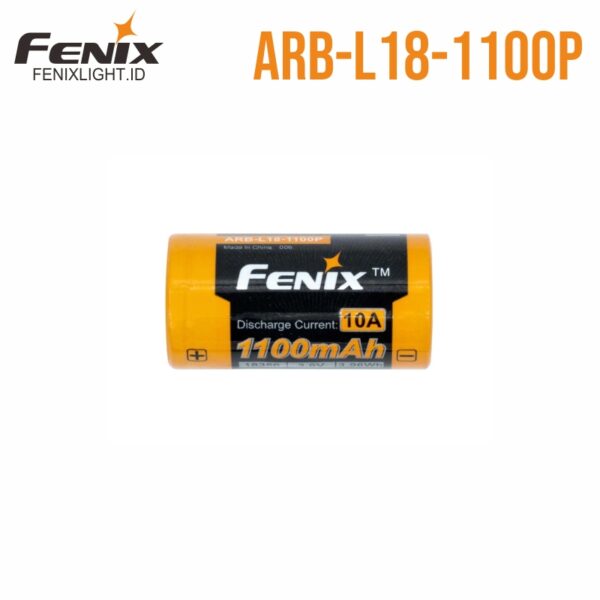 Fenix ARB-L18-1100P 18350 high drain rechargeable lithium ion battery 10A