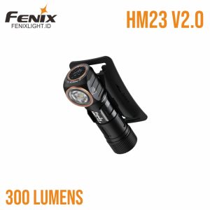 Fenix HM23 V2.0 Senter Kepala Ultralight dengan Sumber Cahaya Putih dan Merah