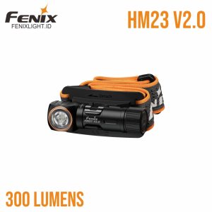 Fenix HM23 V2.0 Senter Kepala Ultralight dengan Sumber Cahaya Putih dan Merah