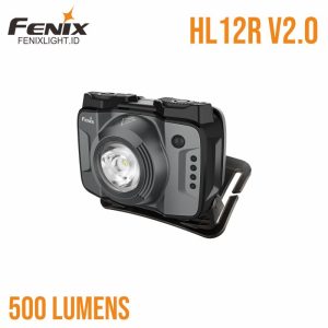 Senter Kepala outdoor rechargeable Fenix HL12R V2.0 500 Lumens